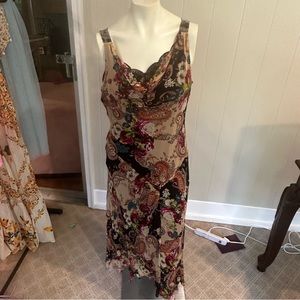 ICE Vintage Silk Paisley Dress